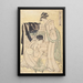 Image de la classe moyenne - Kitagawa Utamaro — framed artwork on a wall