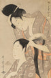 La coiffeuse - Kitagawa Utamaro — vista de la obra