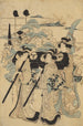 Women on the Move - Kitagawa Utamaro — artwork view
