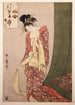 Enigma picturale de Hanagi de la maison Giya - Kitagawa Utamaro — artwork view