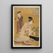 Yashio de la casa Giya Someki Tsumaki - Kitagawa Utamaro — cuadro enmarcado en la pared