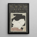Rostros del ukiyo-e - Kitano Tsunetomi — cuadro enmarcado en la pared