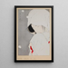 La demoiselle héron - Kitano Tsunetomi — framed artwork on a wall