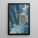 Rincón de jardín con flores de cicuta - Klara Hasslwander — cuadro enmarcado en la pared