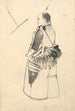 Dancer in Fisherman's Costume - Kono Bairei — artwork view