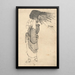 The bundle bearer - Kono Bairei — framed artwork on a wall