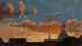 Cielo de la tarde en Dresde - Knud Baade — vista de la obra