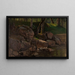 Estudio de rocas - Knud Baade — cuadro enmarcado en la pared