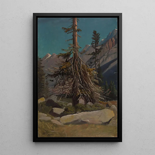 Knud Baade - Study of Trees in the Alps.webp
