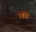 Noche de invierno en Dresde - Knud Baade — vista de la obra