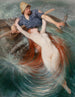 a Fisherman Swallowed by a Mermaid - Knut Ekwall — artwork view