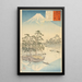 Tagonoura cerca de Fuji - Kobayashi Kiyochika — cuadro enmarcado en la pared
