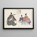 Nogaku zue - Kōgyo Tsukioka — framed artwork on a wall