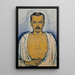 Autorretrato - Koloman Moser — cuadro enmarcado en la pared