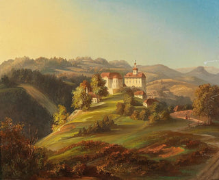 Konrad Kreuzer - A View of Aichberg Castle.webp