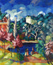 Paisaje italiano - Konrad Mägi — vista de la obra
