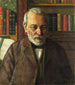 Retrato del poeta Friedrich Kuhlbars - Konrad Mägi — vista de la obra