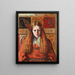 Retrato de un niño noruego - Konrad Mägi — cuadro enmarcado en la pared