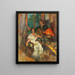 Evening Duo Painting - Konstantin Alexeïevitch Korovine — framed artwork on a wall