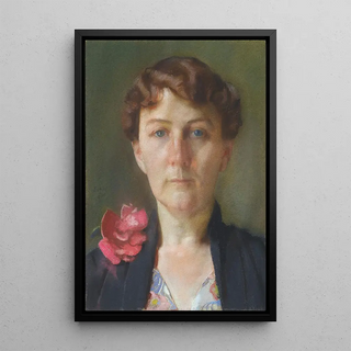 Konstantin Andreevich Somov - Portrait Of A Lady.webp
