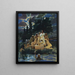 Sirens Painting - Konstantin Egorovich Makovsky — framed artwork on a wall