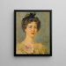 Retrato de una dama elegante - Konstantin Egorovich Makovsky — cuadro enmarcado en la pared
