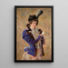 Retrato de Maria Alexeevna Makovskaya - Konstantin Egorovich Makovsky — cuadro enmarcado en la pared