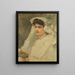 Woman reading - Konstantin Egorovich Makovsky — framed artwork on a wall