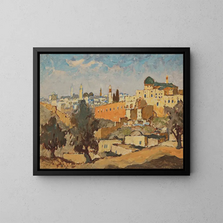Konstantin Ivanovich Gorbatov - View of Jerusalem from Silwan village.webp