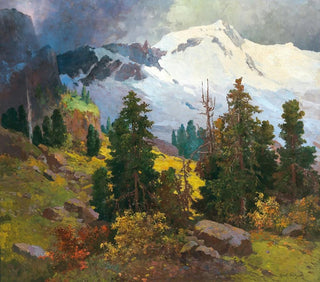 Konstantin Stoitzner - A Vast Mountain Landscape.webp