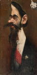 Caricature of Leopold Wasilkowski sculptor - Konstanty Gorski — artwork view