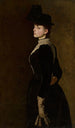 Retrato de la hermana del artista - Konstanty Makowski — vista de la obra