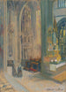 Interior de casa de campo - Konstantin Bauer — vista de la obra