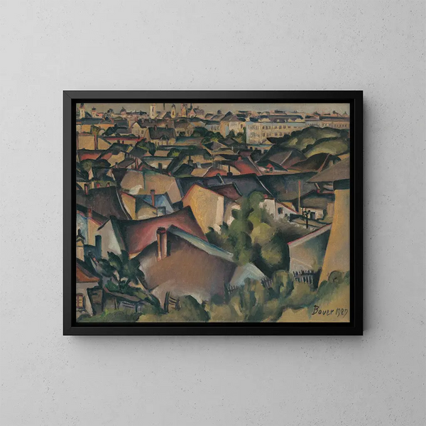 Canción de primavera - Konstantin Bauer — cuadro enmarcado en la pared