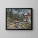 Koi Painting by Kalvria - Konstantin Bauer — framed artwork on a wall