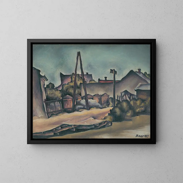 A la orilla de Koc - Konstantin Bauer — cuadro enmarcado en la pared