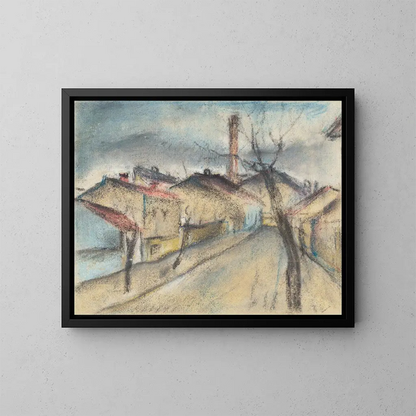 Rue de la périphérie - Konstantin Bauer — cuadro enmarcado en la pared