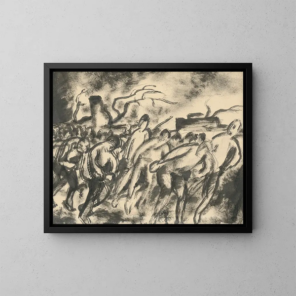 Trajk I - Konstantin Bauer — cuadro enmarcado en la pared