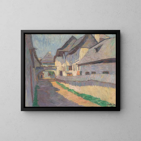 Brna en la calle Kemarska - Konstantin Korovin — cuadro enmarcado en la pared