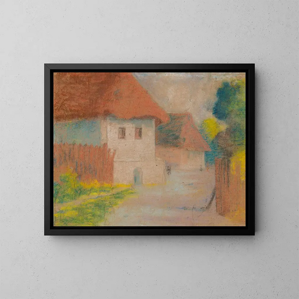 Dédina - Konstantin Korovin — cuadro enmarcado en la pared