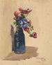 de ramo de flores de ponch - Konstantin Korovin — vista de la obra