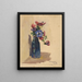 de ramo de flores de ponch - Konstantin Korovin — cuadro enmarcado en la pared