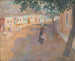 En la calle - Konstantin Korovin — vista de la obra