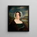 Retrato de mujer - Korneli Szlegel — cuadro enmarcado en la pared