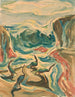 Cormoranes - Käthe Kollwitz — vista de la obra