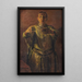 Estudio de Lady Macbeth - Kristian Zahrtmann — cuadro enmarcado en la pared