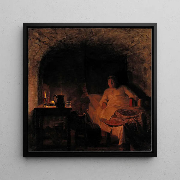 Kristian Zahrtmann - Leonora Christina in prison.webp
