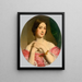 Fanny Tschildov - Károly Brocky — framed artwork on a wall