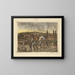 Retour de la famille - Károly Kotász — framed artwork on a wall