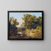 Paisaje ideal, paisaje italiano - Károly Markó — cuadro enmarcado en la pared